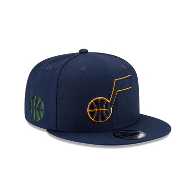 Blue Utah Jazz Hat - New Era NBA Statement Edition 9FIFTY Snapback Caps USA3140579